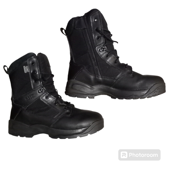 5.11 Tactical 8" A.T.A.C. Side Zip Shield Duty Boots 2.0 Size Black 13W - Picture 8 of 16